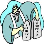 Moses & 10 Commandments 10 Clip Art