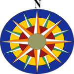 Compass - North 1 Clip Art