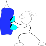Boxer Training Clip Art