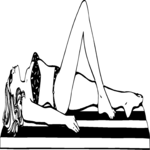 Woman Sunbathing