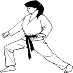 Martial Arts 07 Clip Art