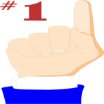 Number One 2 Clip Art