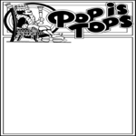 Pop is Tops Frame Clip Art