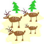 Reindeer 13 Clip Art