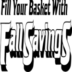 Fall Savings Title 1 Clip Art