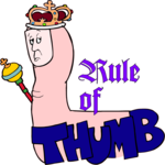 Rule of Thumb Clip Art