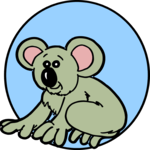 Koala 3 Clip Art