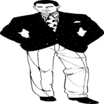 Man in Suit 3 Clip Art