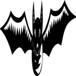 Bat 03 Clip Art