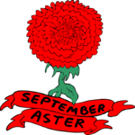 09 September - Aster Clip Art