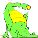 Alligator 03 Clip Art