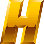 Gold  Italic H