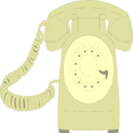 Telephone - Rotary 12 Clip Art