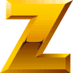 Gold  Condensed Z Clip Art