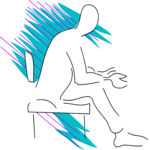 Slouching 3 Clip Art