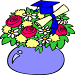 Graduation Bouquet Clip Art