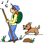 Hiker & Dog 1
