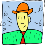 Man Wearing Hat 3 Clip Art