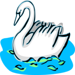 Swan 13 Clip Art