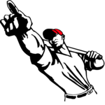 Batter 19 Clip Art