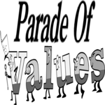Parade of Values 2 Clip Art