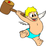 Cupid with Mallet