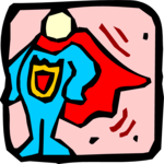 Super Hero 04 Clip Art