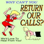 Return Our Calls Clip Art