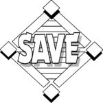 Save 01 Clip Art