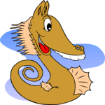 Seahorse 7 Clip Art