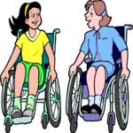 Girls in Wheelchairs