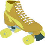 Roller Skate 2 Clip Art