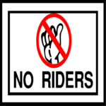 No Riders