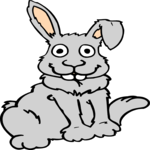 Rabbit Sitting 2 Clip Art
