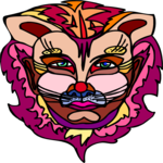 Mask - Lion Clip Art