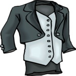 Tuxedo - Woman's Clip Art