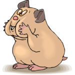 Hamster - Big Cheeks 1 Clip Art