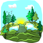 Forest Trail Clip Art