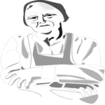 Elderly Woman Clip Art