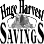 Huge Harvest Savings Clip Art