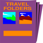 Travel Folders Clip Art