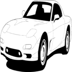 Mazda RX7 2 Clip Art
