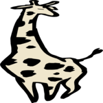 Giraffe 02 Clip Art