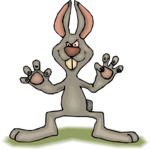 Rabbit - Martial Arts 2 Clip Art