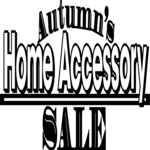 Home Accessory Sale Clip Art