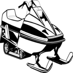 Snowmobile 04 Clip Art