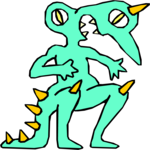 Mutant Creature 084 Clip Art