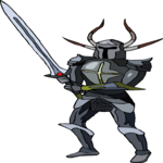 Warrior Knight with Sword 2 Clip Art