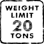 Weight Limit - 20 Tons