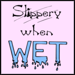 Slippery When Wet Clip Art